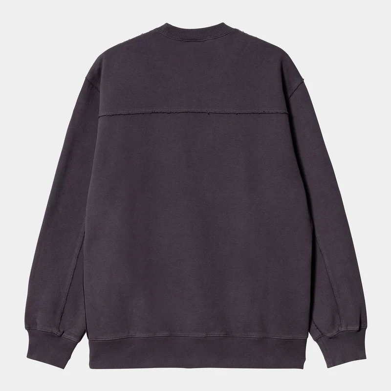 Carhartt WIP Herren Marfa Sweat Top – Artichoke Moon Wash