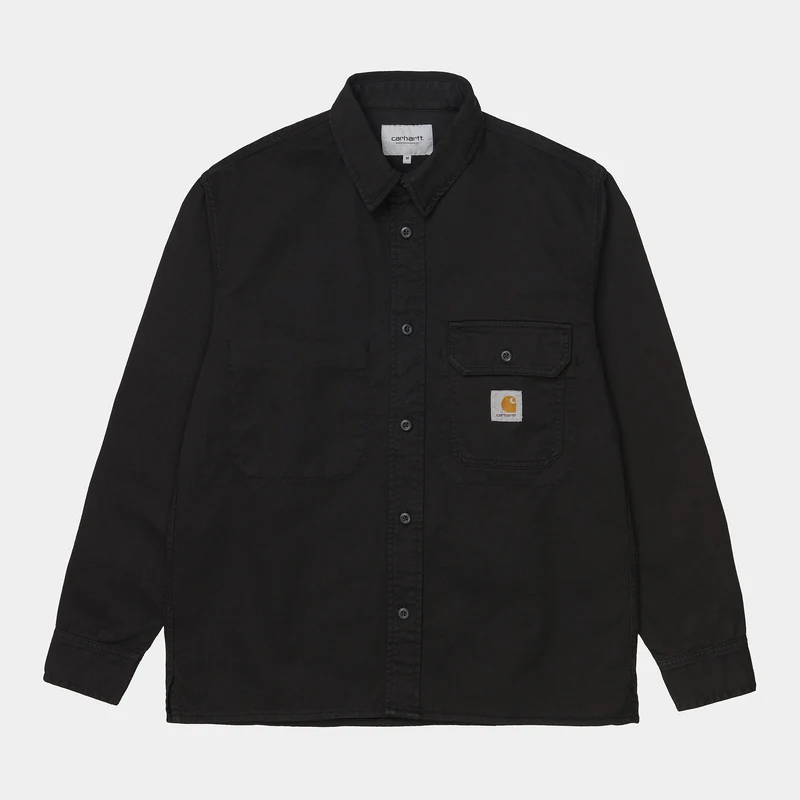 Carhartt WIP Herren Reno Hemdjacke – Schwarz