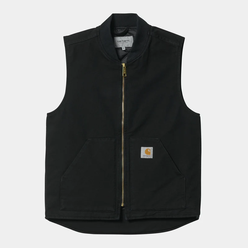 Carhartt WIP Klassische Herrenweste – Schwarz