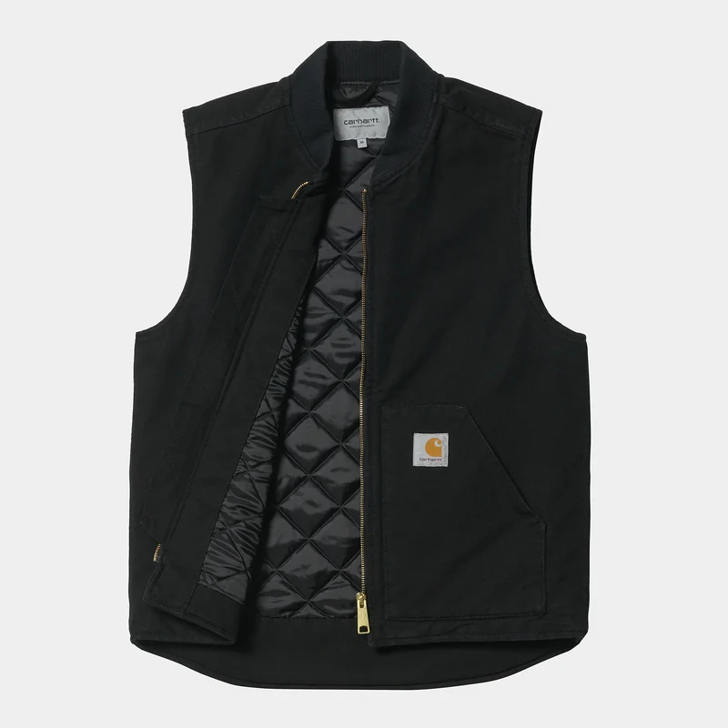 Carhartt WIP Klassische Herrenweste – Schwarz
