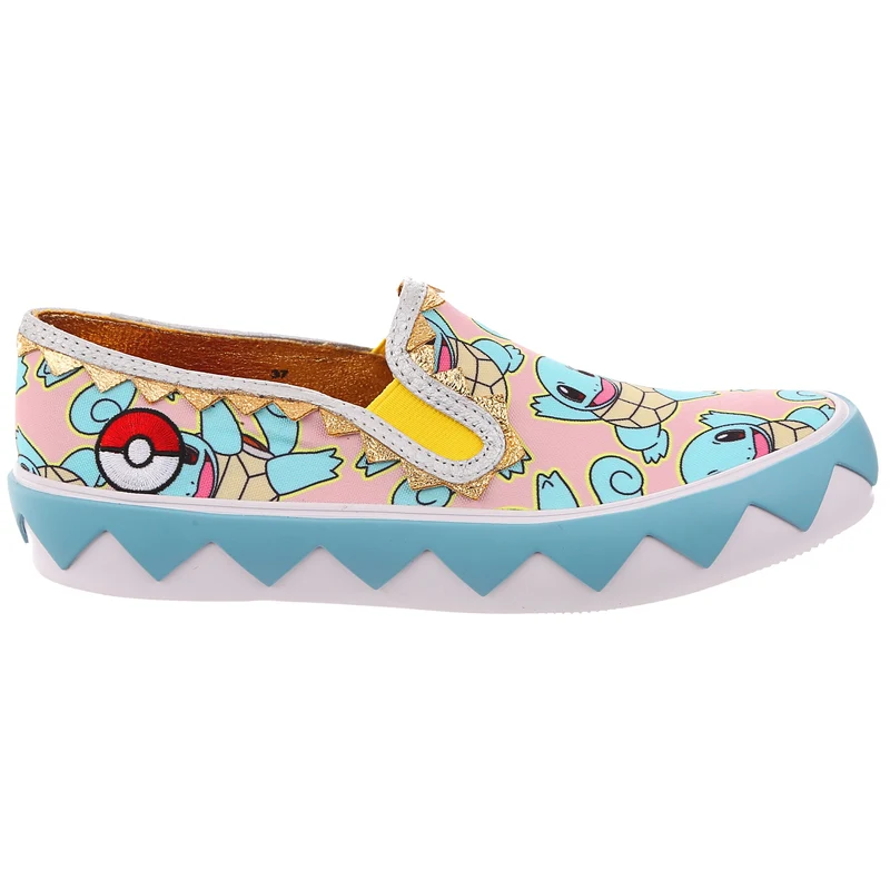 Irregular Choice Frauen Pokemon Every Day is An Adventure Slip-On-Trainer – Blau/Gelb