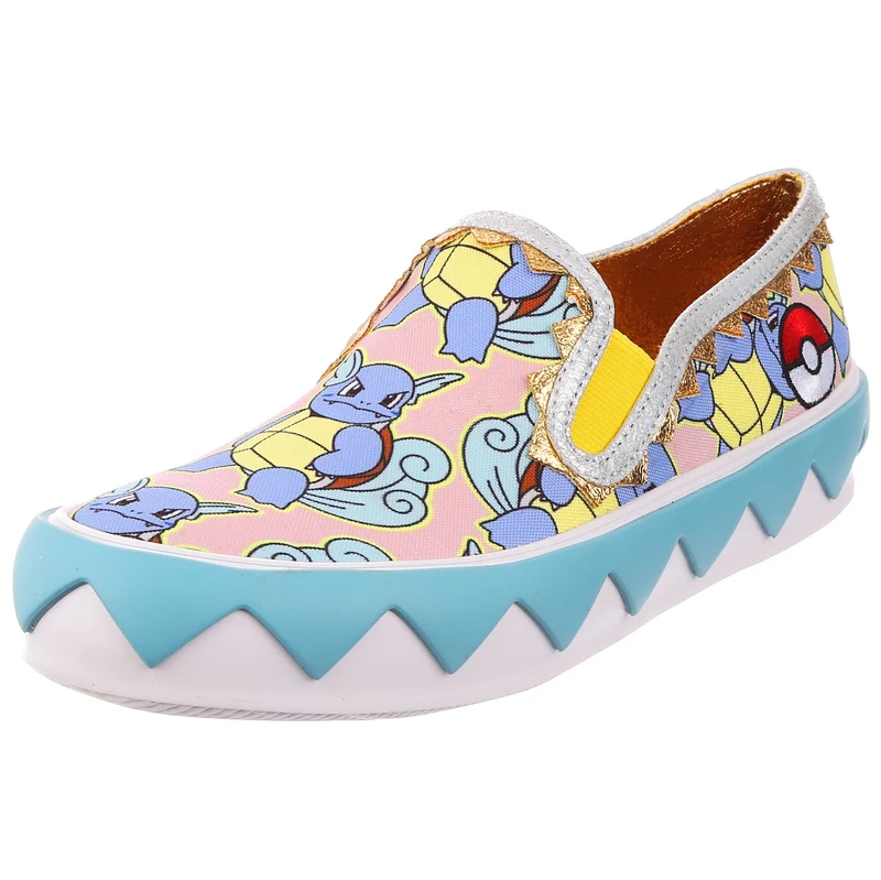 Irregular Choice Frauen Pokemon Every Day is An Adventure Slip-On-Trainer – Blau/Gelb