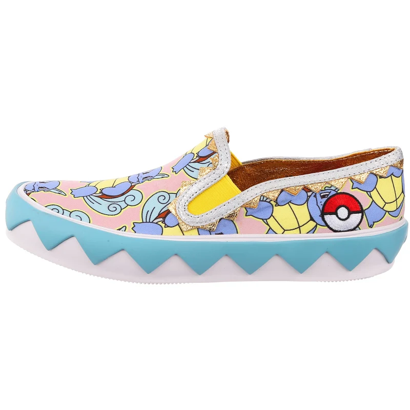 Irregular Choice Frauen Pokemon Every Day is An Adventure Slip-On-Trainer – Blau/Gelb