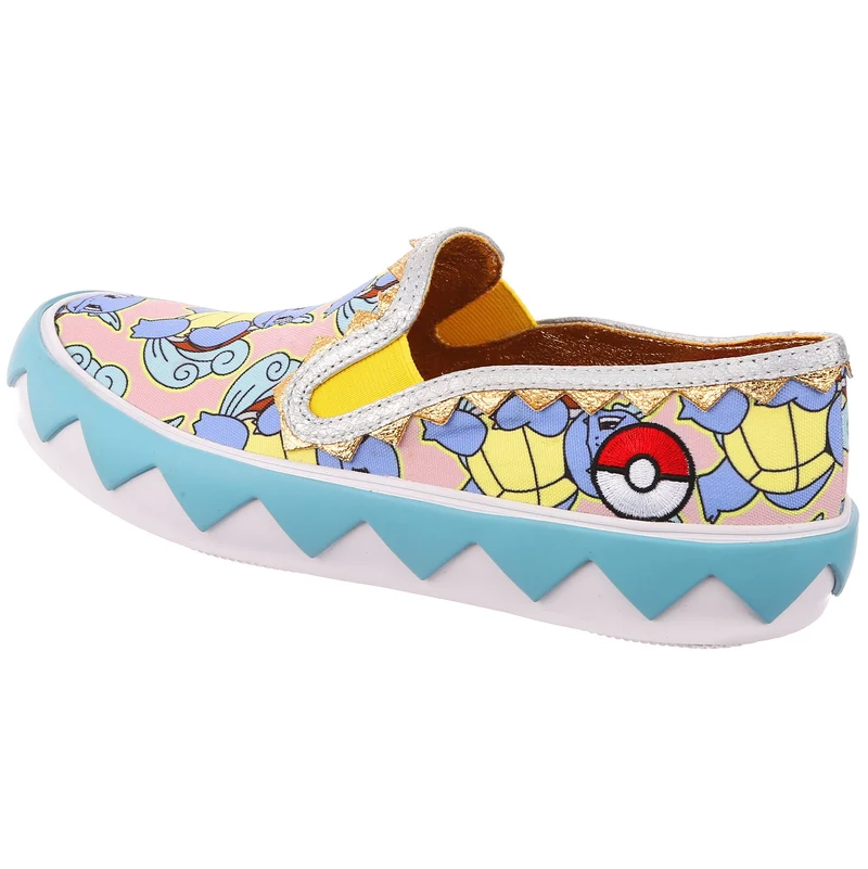 Irregular Choice Frauen Pokemon Every Day is An Adventure Slip-On-Trainer – Blau/Gelb