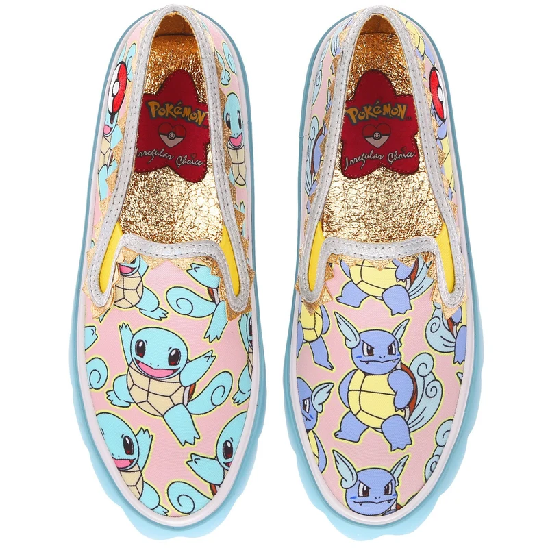 Irregular Choice Frauen Pokemon Every Day is An Adventure Slip-On-Trainer – Blau/Gelb