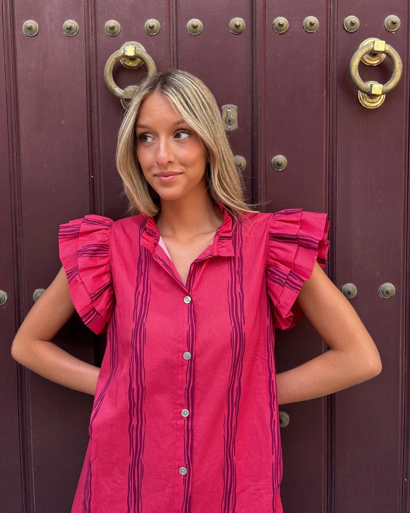 Malea | Zeitloses Rosé-Kleid