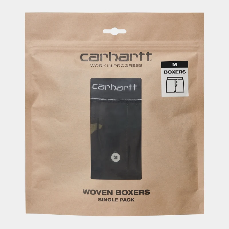 Carhartt WIP Herren-Boxershorts mit Schriftzug – Camo Laurel