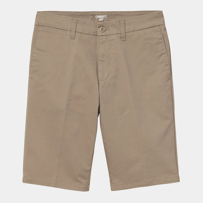 Carhartt WIP Herren Sid Shorts – Leder gespült