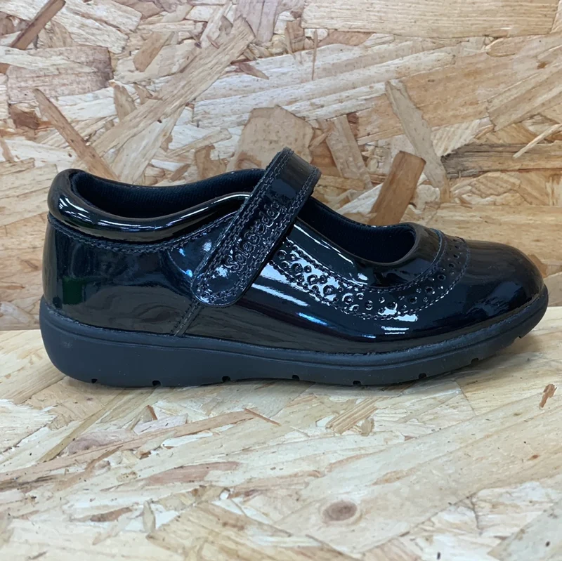 Term Sole Buddy Kinderschuh Vega aus Lackleder – Schwarz