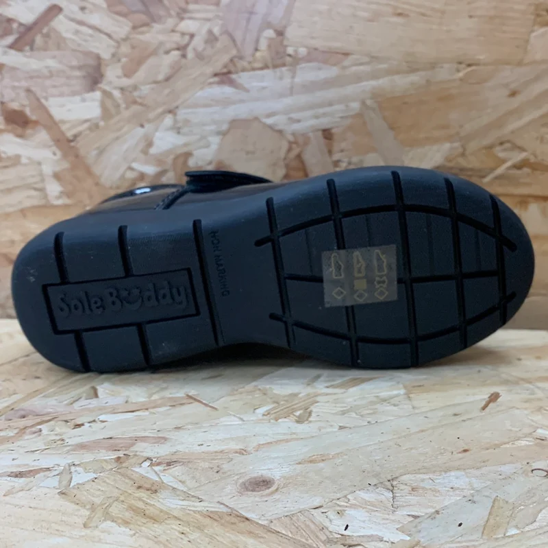 Term Sole Buddy Kinderschuh Vega aus Lackleder – Schwarz