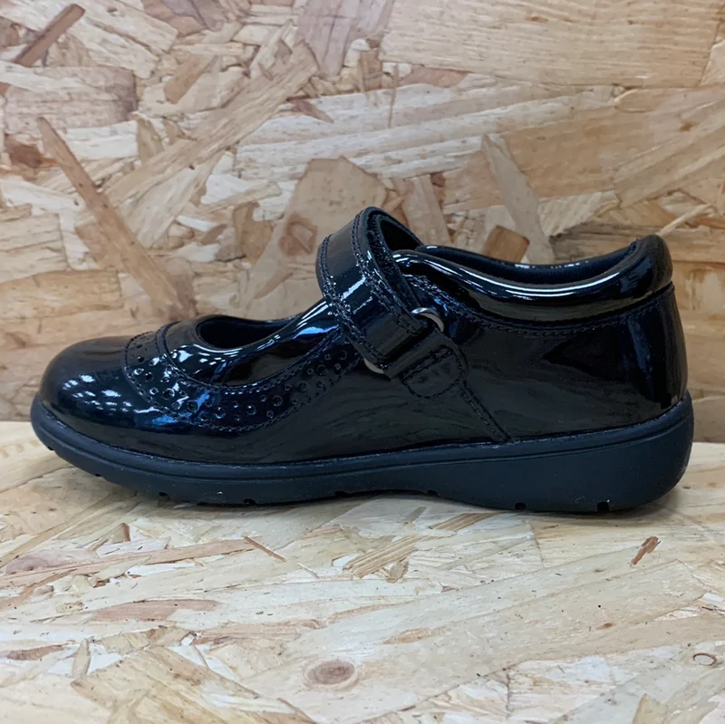 Term Sole Buddy Kinderschuh Vega aus Lackleder – Schwarz