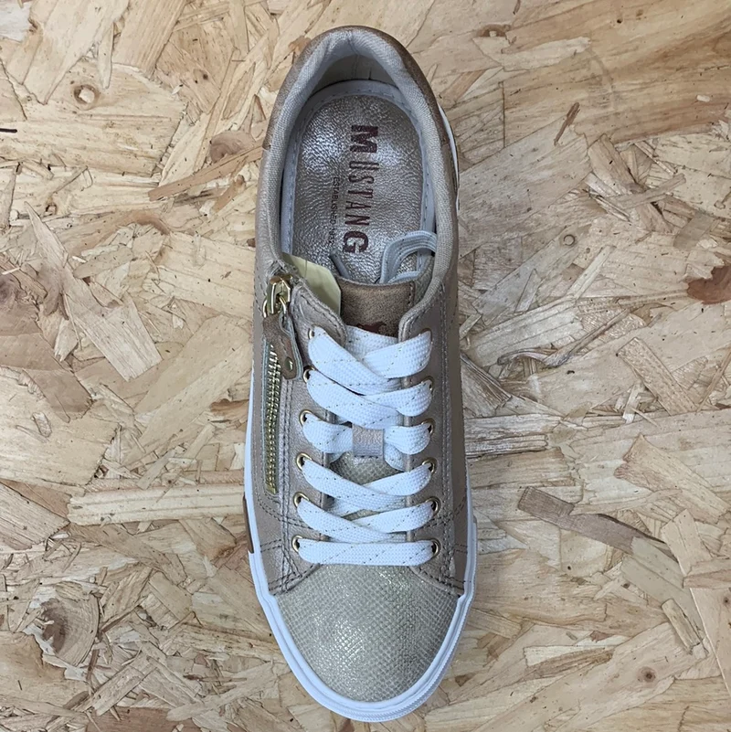 Mustang Damen-Sneaker – Champagner