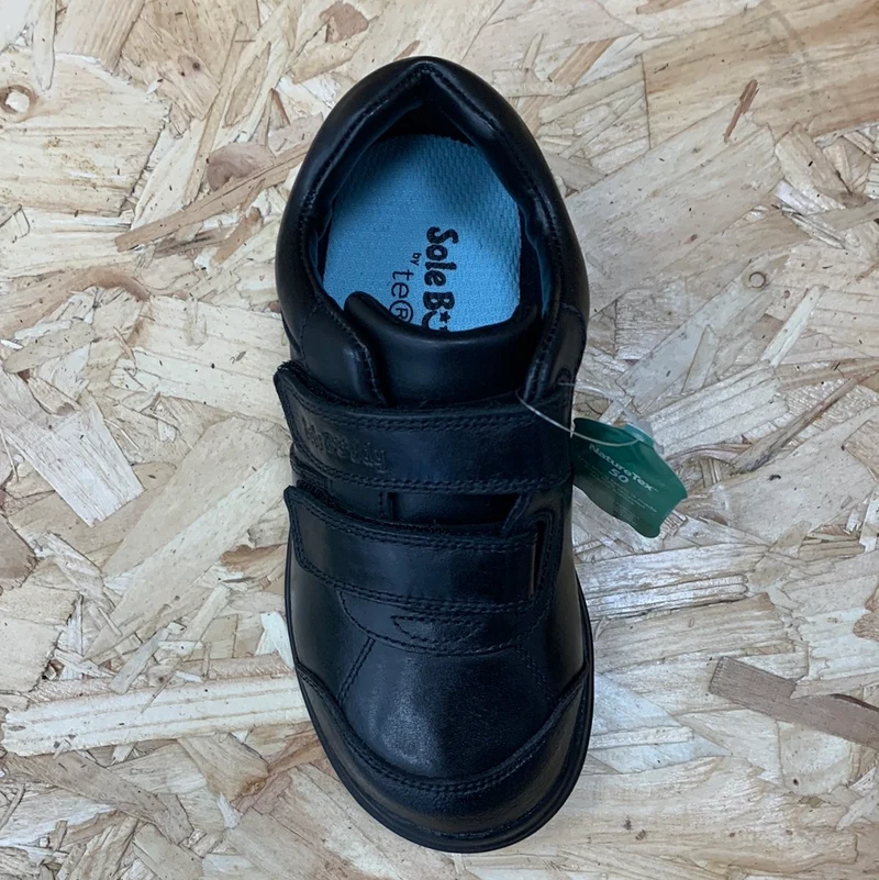 Term Sole Buddy Galaxy Kinderschuh aus Leder – Schwarz