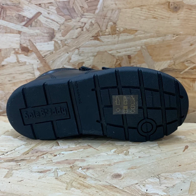 Term Sole Buddy Galaxy Kinderschuh aus Leder – Schwarz