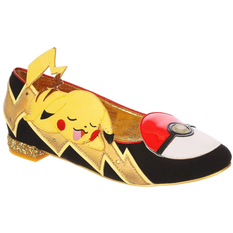 Irregular Choice Frauen Pokemon Pikachu Dreams Flat