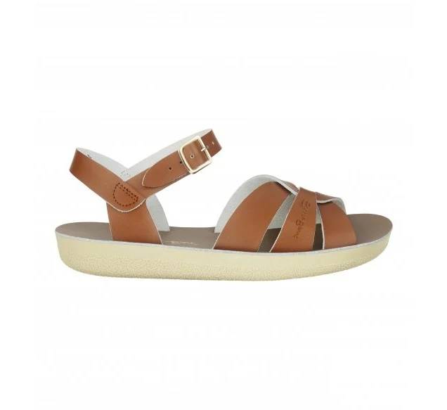 Salt Water Sandals Damen-Schwimmersandale – Hellbraun