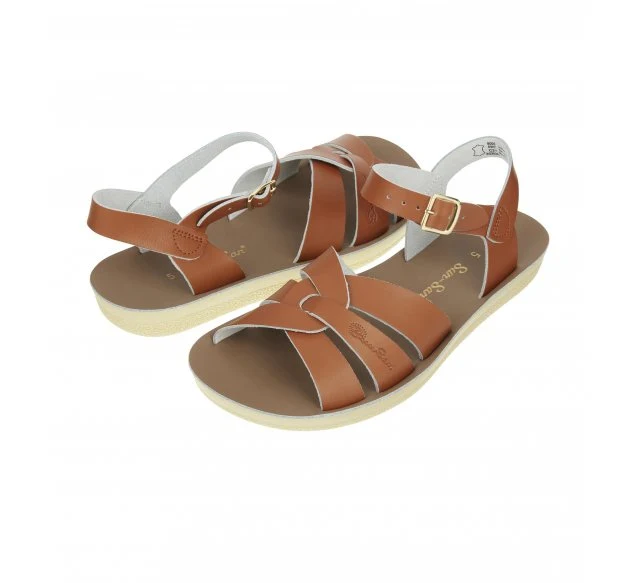 Salt Water Sandals Damen-Schwimmersandale – Hellbraun