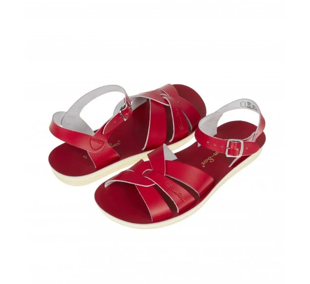 Salt Water Sandals Damen-Schwimmersandale – Rot