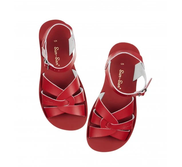 Salt Water Sandals Damen-Schwimmersandale – Rot