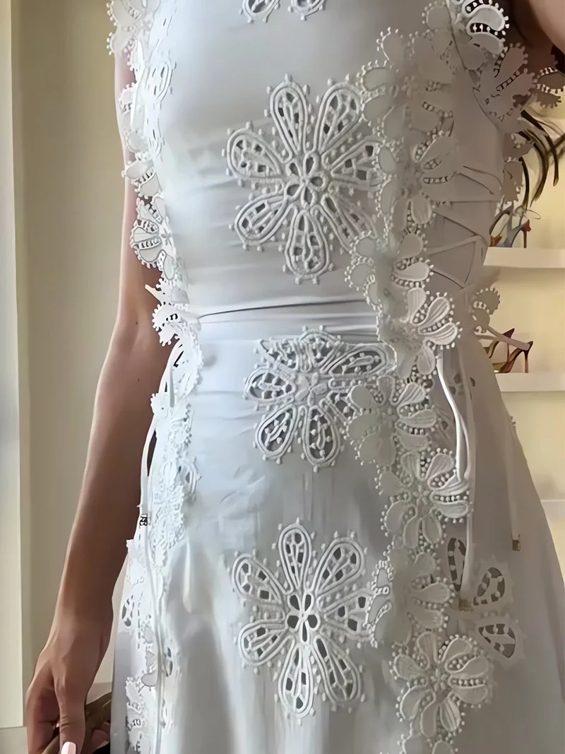 Sylara | Traumhaftes Spitzenschulterkleid