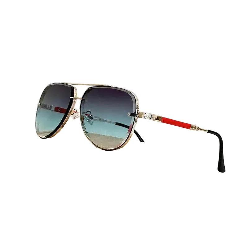 Damen Piloten Sonnenbrille mit Doppelstegrahmen