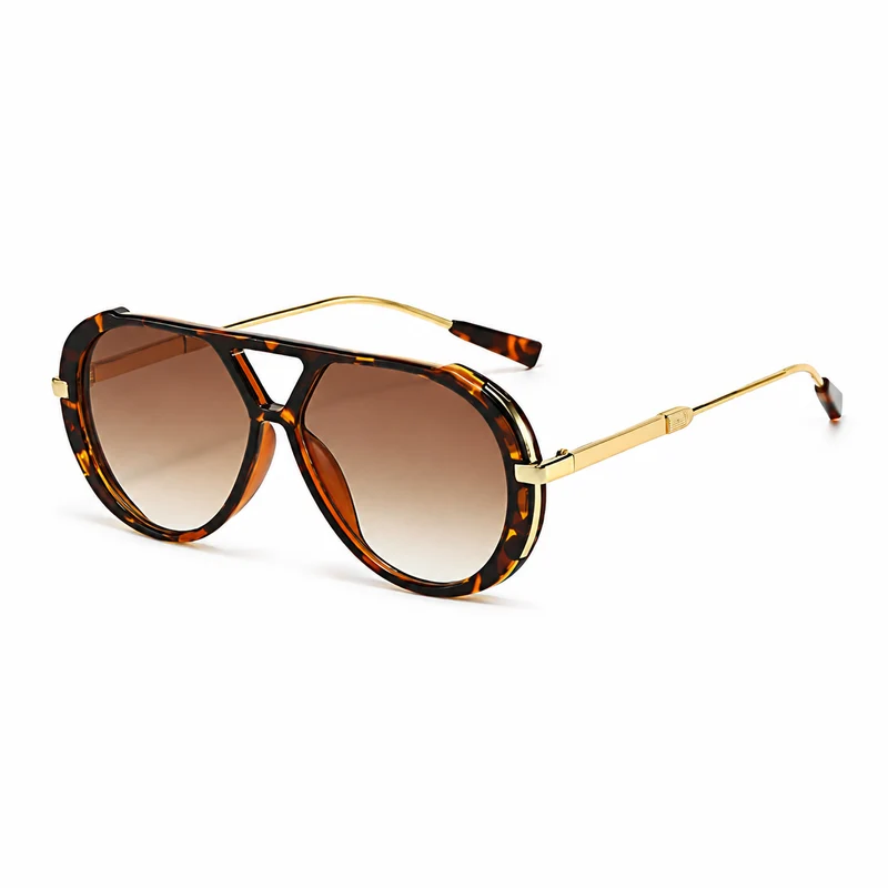 Damen Sonnenbrille mit runden Gläsern und schlanken Bügeln