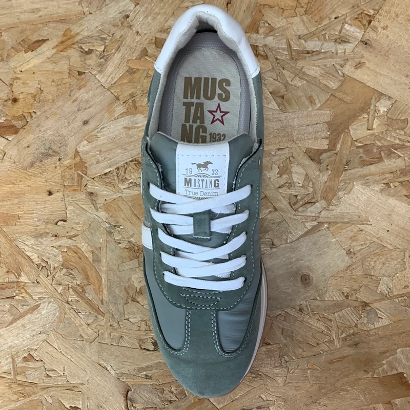 Mustang Mode-Sneaker für Damen – Grün