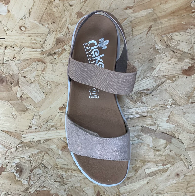 Rieker Damenmode-Sandale - Rose