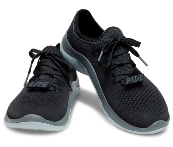 Crocs Unisex Classic LiteRide 360 ​​Pacer Trainer – Schwarz / Schiefergrau