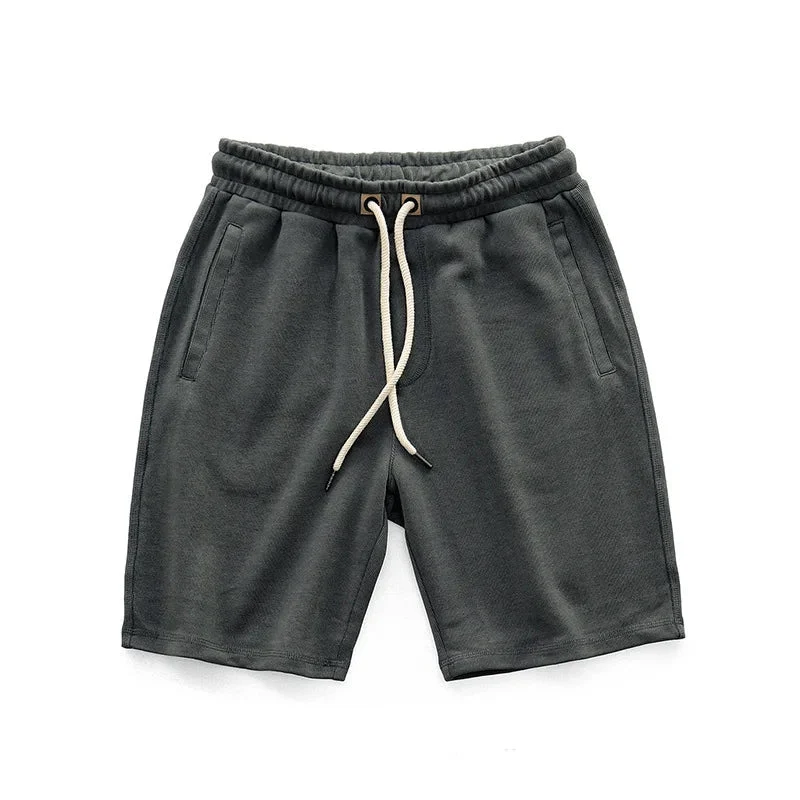 Herren Jersey-Shorts mit Kordelzug und elastischem Bund