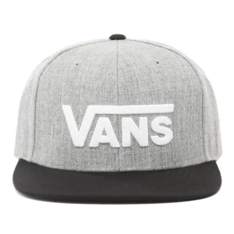 VANS Unisex Drop V Snapback Cap – Grau