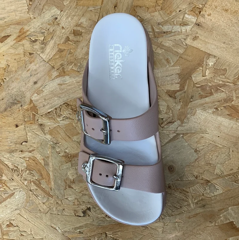 Rieker Modische Sandale für Damen – Rosa