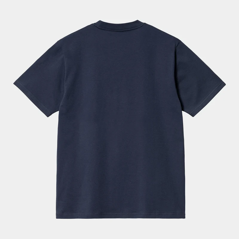 Carhartt WIP Herren Steamroller Kurzarm-T-Shirt aus Bio-Baumwolle – Enzian