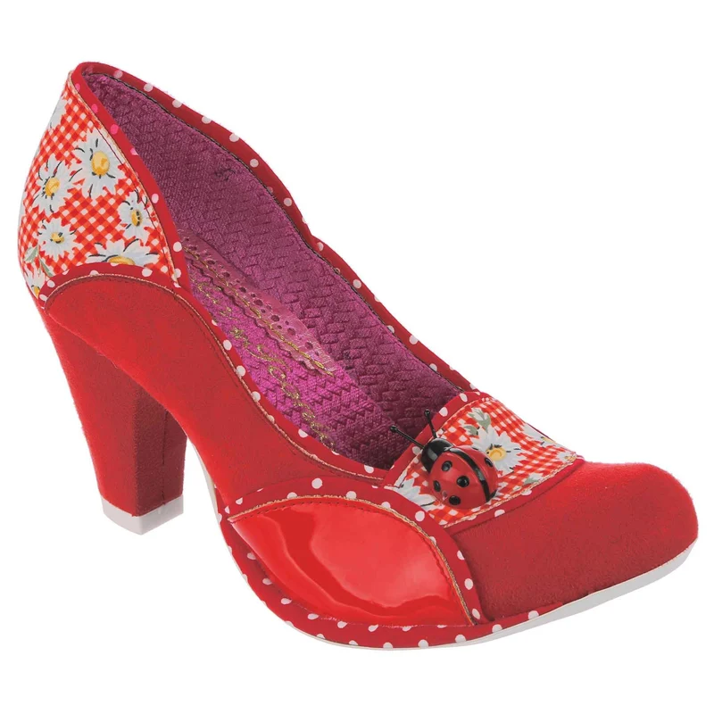 Irregular Choice Womens Future Ladybug High Heel - Rot