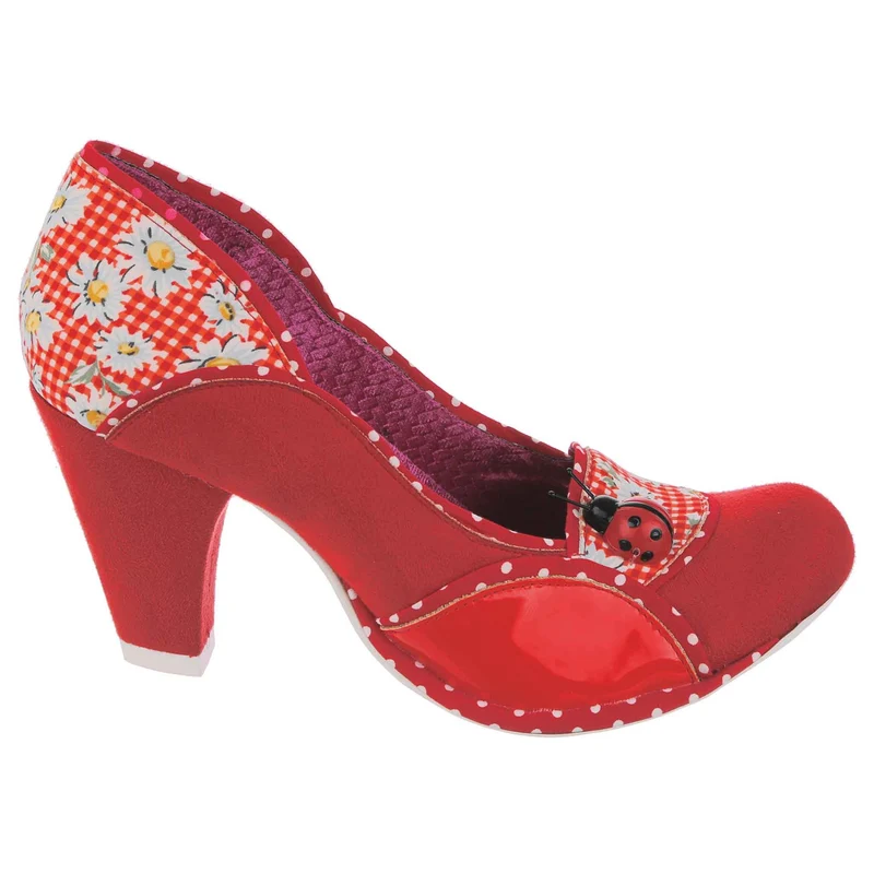Irregular Choice Womens Future Ladybug High Heel - Rot