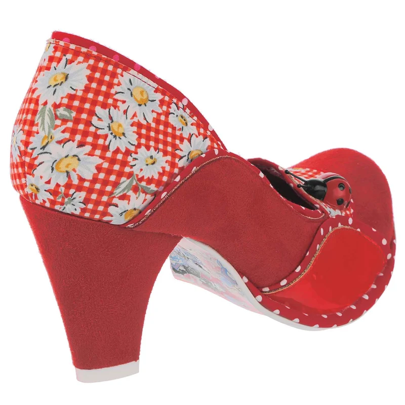 Irregular Choice Womens Future Ladybug High Heel - Rot
