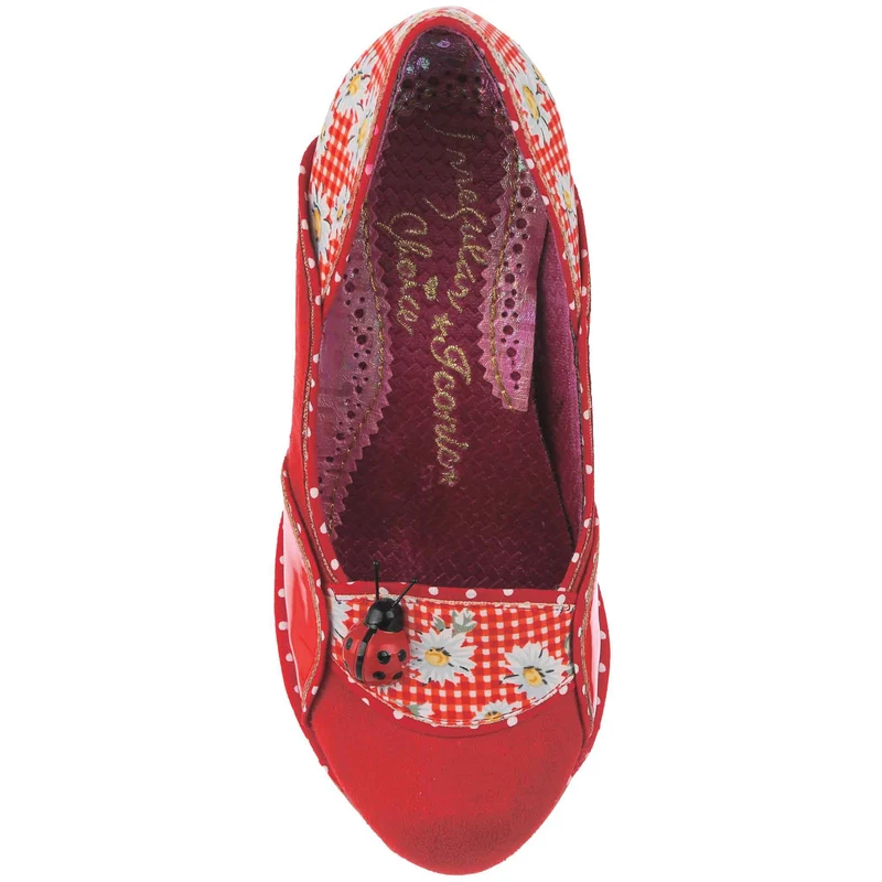 Irregular Choice Womens Future Ladybug High Heel - Rot