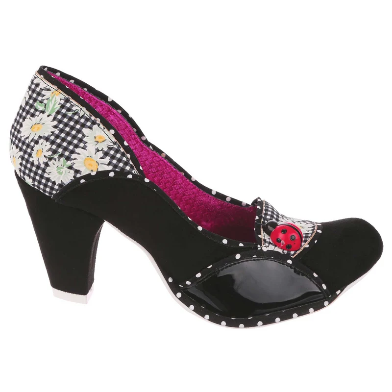 Irregular Choice Damen Future Ladybug High Heel - Schwarz