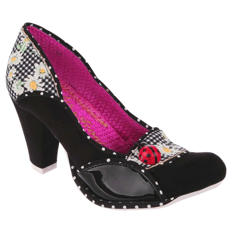 Irregular Choice Damen Future Ladybug High Heel - Schwarz