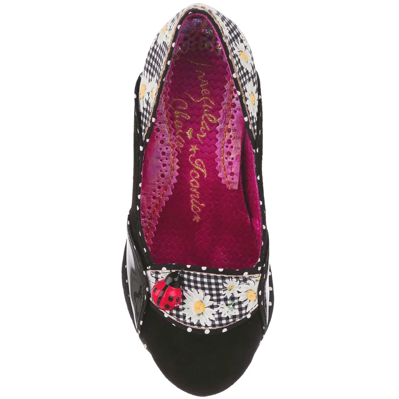 Irregular Choice Damen Future Ladybug High Heel - Schwarz