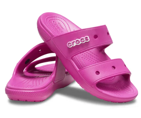 Crocs Klassische Unisex-Sandale – Fuchsia Fun