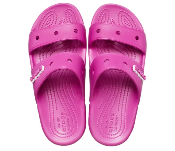 Crocs Klassische Unisex-Sandale – Fuchsia Fun