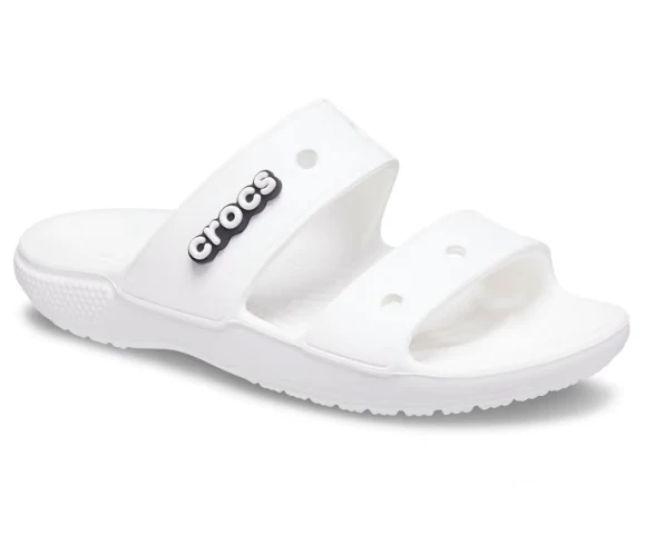 Crocs Klassische Unisex-Sandale – Weiß