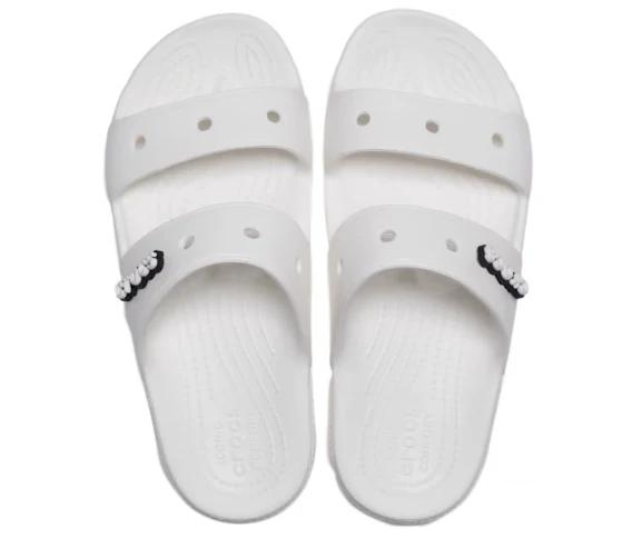 Crocs Klassische Unisex-Sandale – Weiß