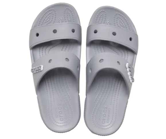Crocs Klassische Unisex-Sandale – Hellgrau