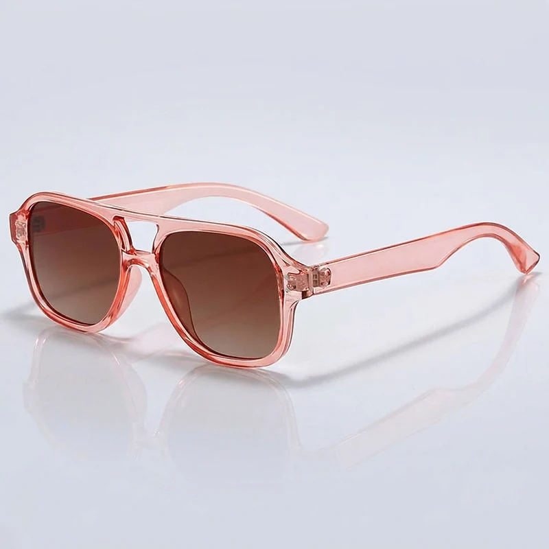 Damen-Sonnenbrille im Aviator-Stil mit Doppelsteg