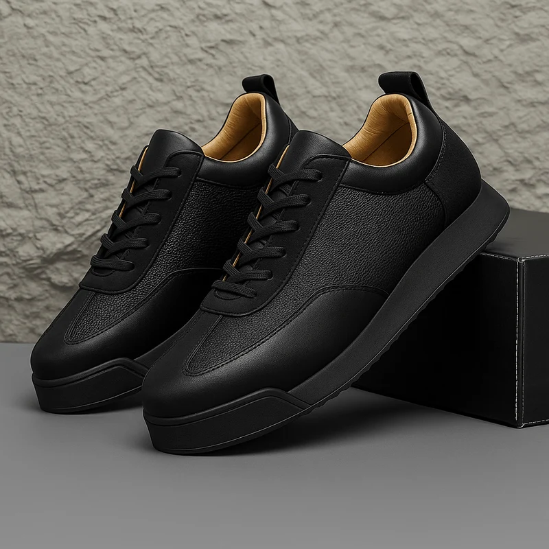 Herren Schnürsneaker mit Plateausohle