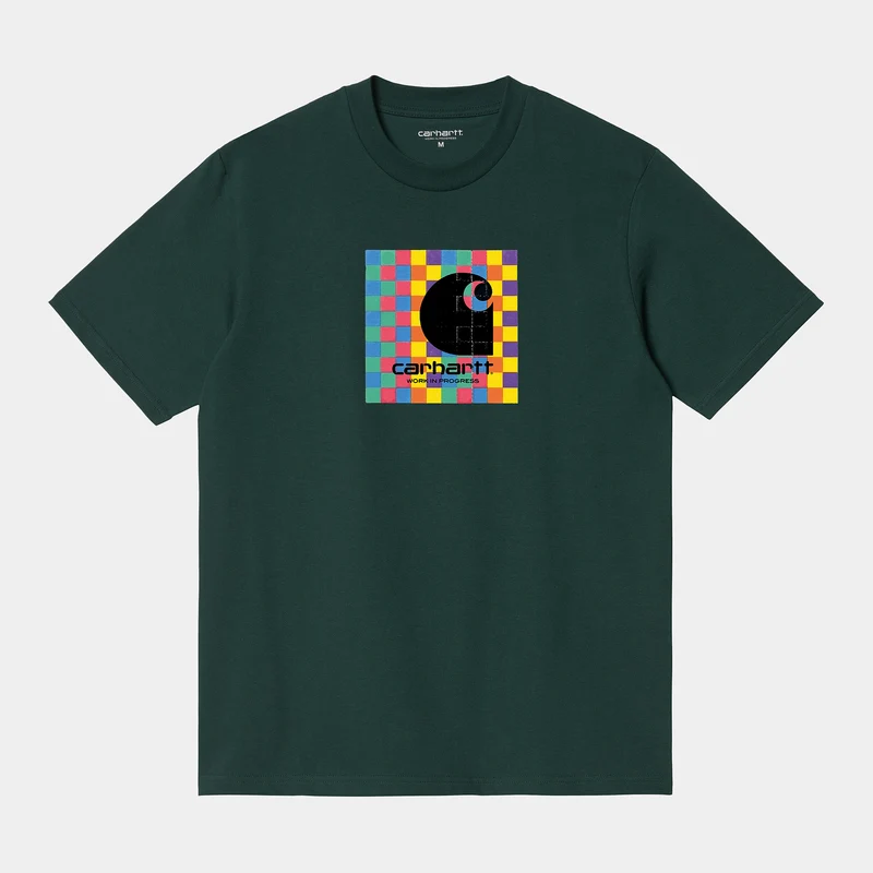 Carhartt WIP Herren Nice Trip Kurzarm-T-Shirt – Juniper