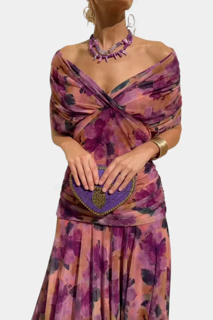 Selma | Blumenprint-Kleid der Leichtigkeit