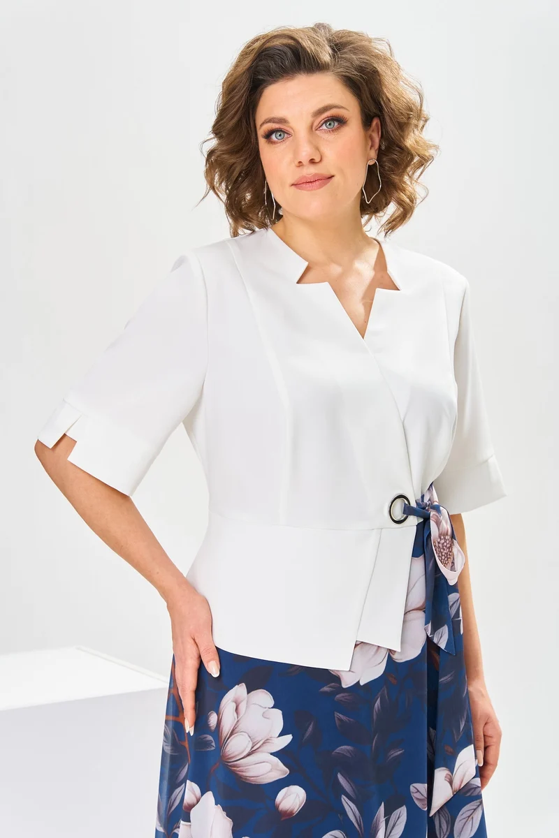 Logan | Premium Kleid aus Baumwolle und Seide